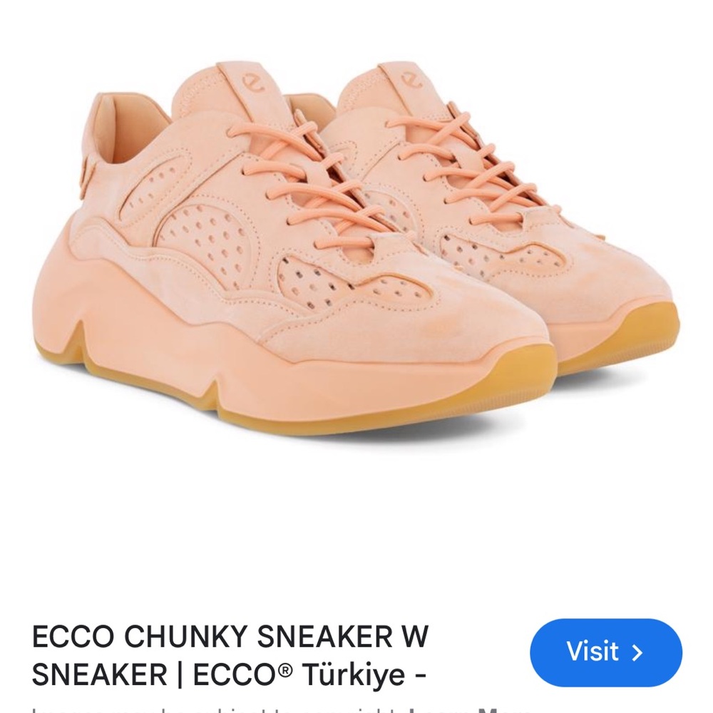 Ecco Chunky Sneaker Women’s Size 8-8.5